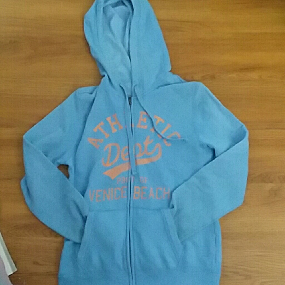 Baby blue zip up